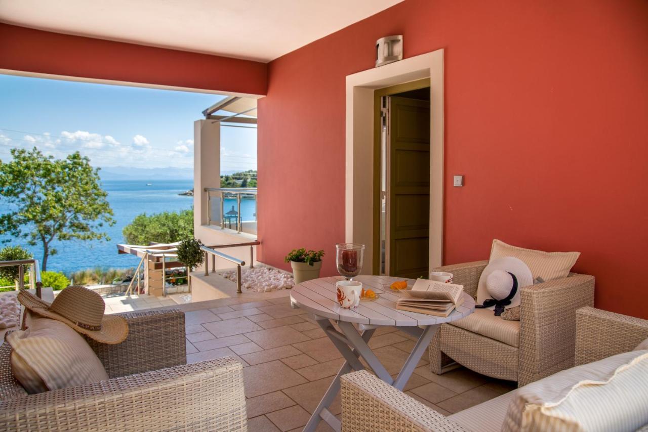 Villa Terra Del Nonno With Sea Views & Pool Gaios Zewnętrze zdjęcie