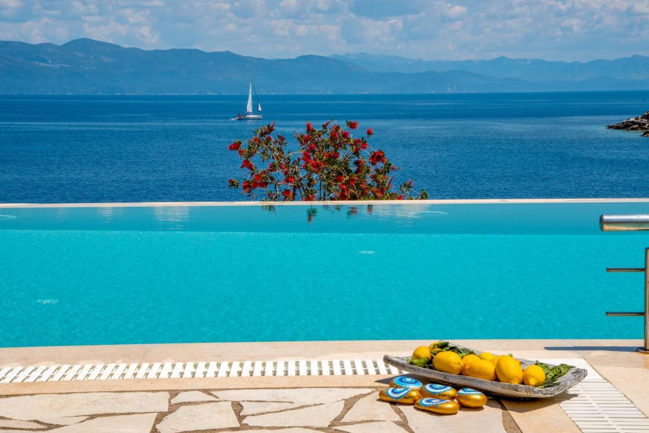 Villa Terra Del Nonno With Sea Views & Pool Gaios Zewnętrze zdjęcie