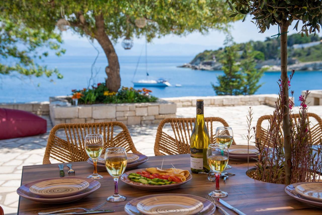 Villa Terra Del Nonno With Sea Views & Pool Gaios Zewnętrze zdjęcie