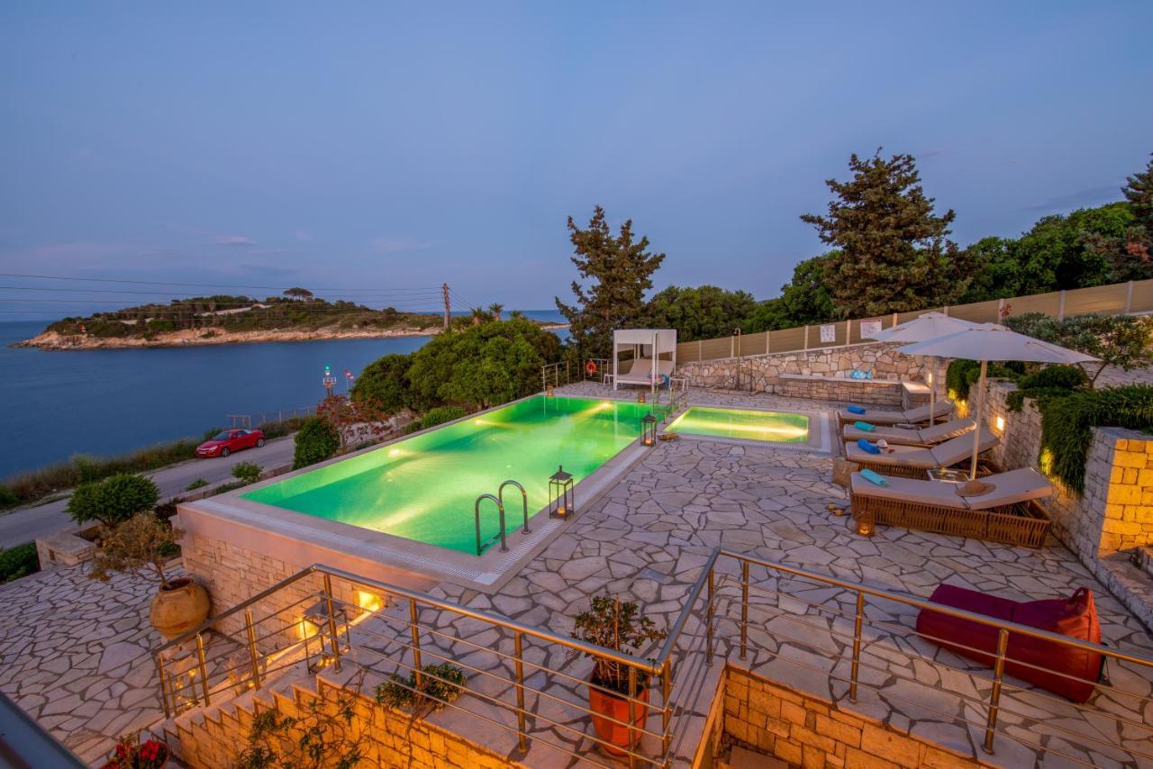 Villa Terra Del Nonno With Sea Views & Pool Gaios Zewnętrze zdjęcie