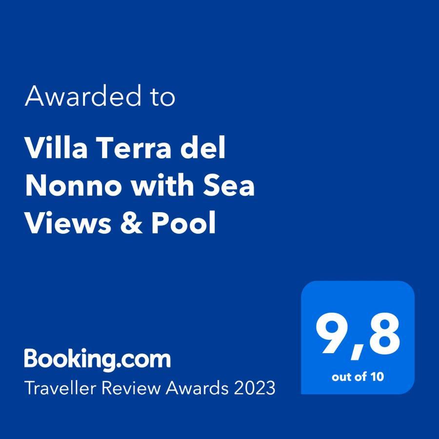 Villa Terra Del Nonno With Sea Views & Pool Gaios Zewnętrze zdjęcie